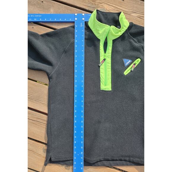 Vintage HIND Performance Wear Fleece Jacket 90s Half Zip Pullover Mens XL - Picture 5 of 7